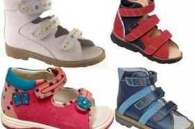 chaussures pour enfants pour hallux valgus